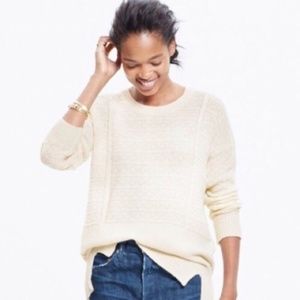 Madewell Textured Play Pullover Sweater